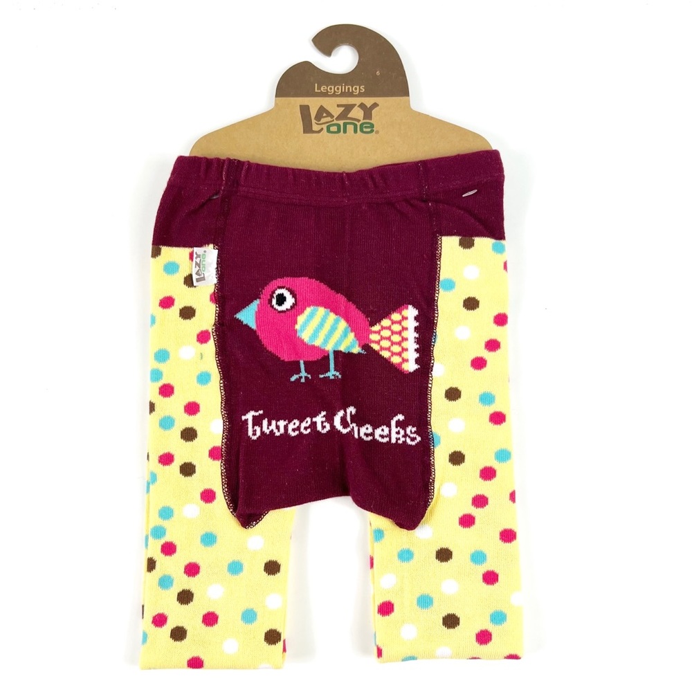 NEW Lazy Day Tweet Cheeks Bird Leggings